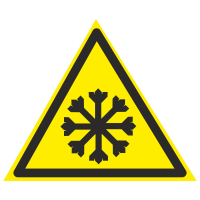 Знак безопасности Осторожно. Холод (W17)